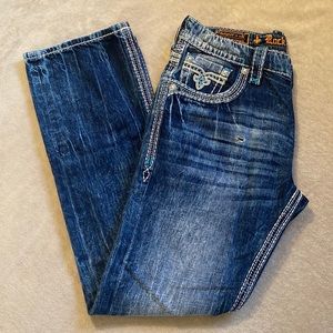 Rock Revival Mens Jeans Straight